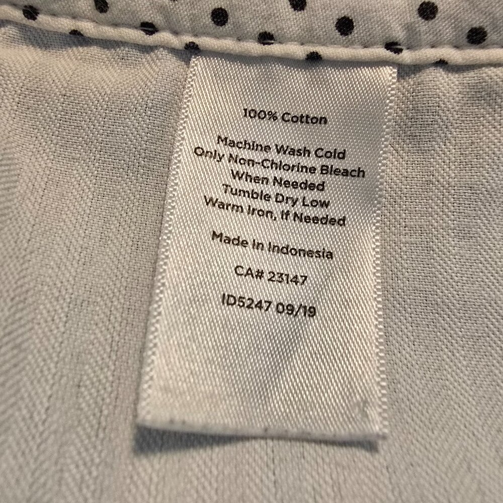 Talbots Sky Blue Perfect Cropped Pants Size 16 - Picture 15 of 16